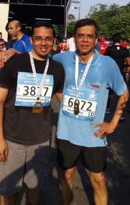 Dad n Son - TCS 10k 2014